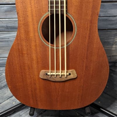 Gold Tone Left Handed M-Bass25 25 Inch Scale Acoustic Electric Fretted Micro Bass for sale