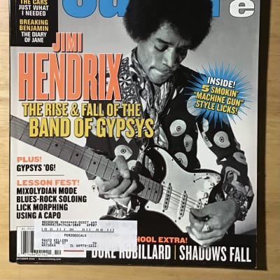 Guitar One Magazine Back Issue October 2006: Jimi Hendrix