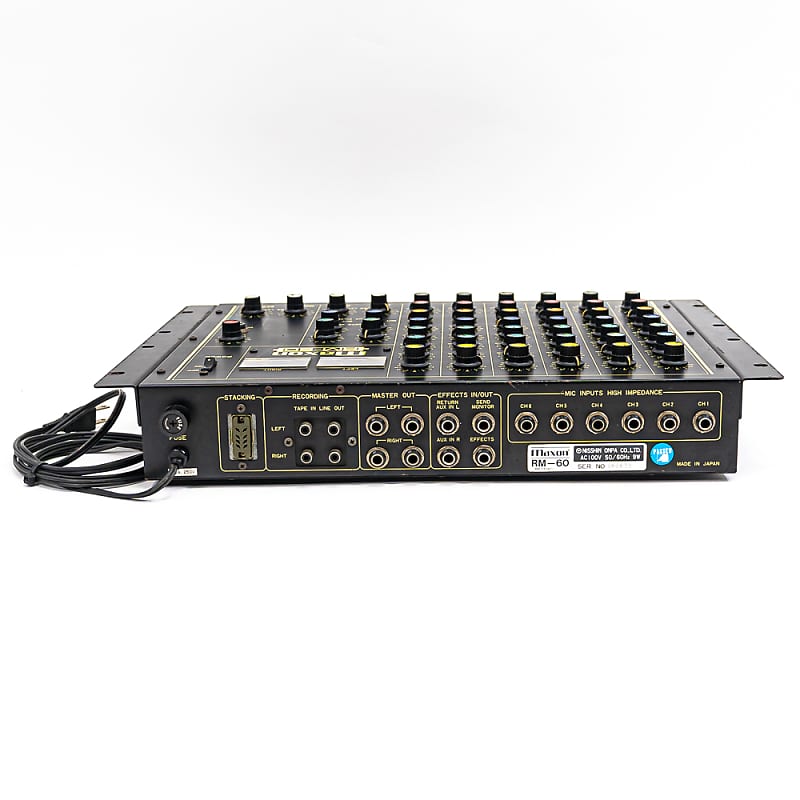 MAXON RM-60 ミキサー maxon MAXON RM-60 + RM-100EX 6 Channel Audio Mixer / Expander