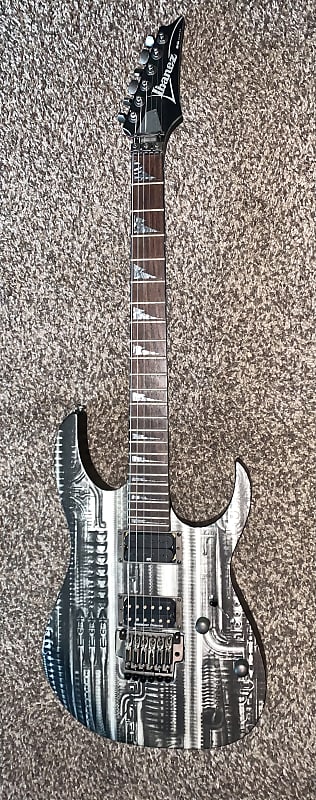 Ibanez RGT HRG1 - H.R. Giger Special Edition 2005 NYC Painting - Black/Silver image 1