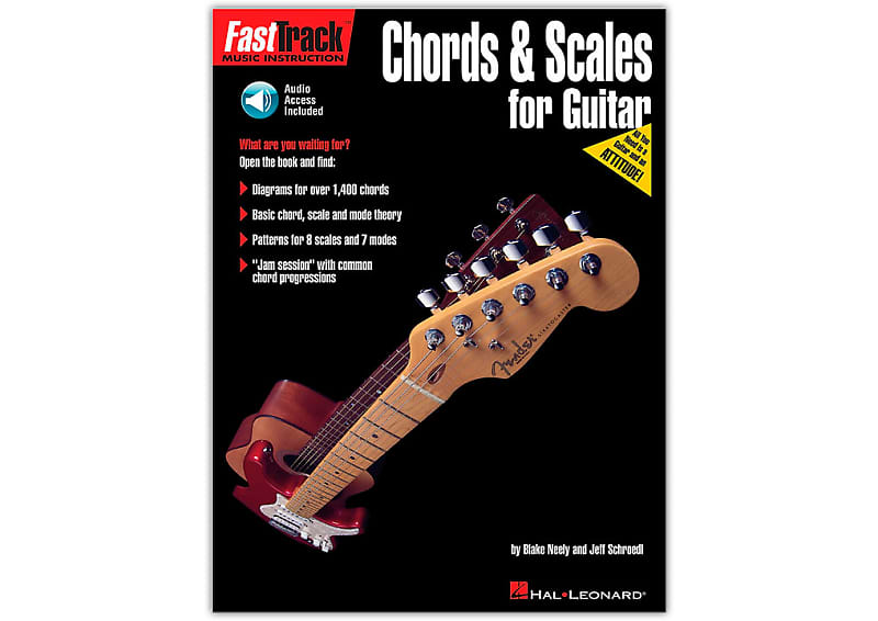 Hal Leonard Fast Track Chords & Scales for Guitar Book w/ Online Audio image 1