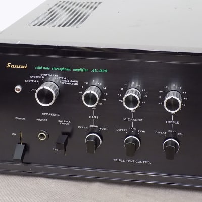 Sansui AU-999 Stereo Integrated Amplifier Recapped Restored Mods image 3