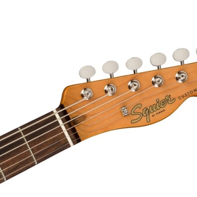 Squier Classic Vibe Baritone Custom Telecaster Electric Guitar 3-Color Sunburst image 4