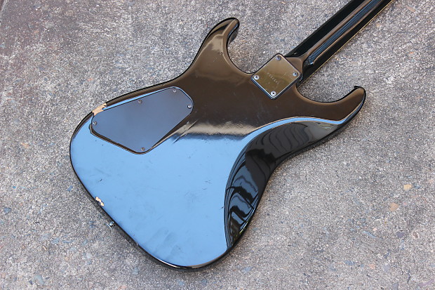 1985 Greco Japan JJ-1 Superstrat HSS Kahler Electric Guitar (Black)