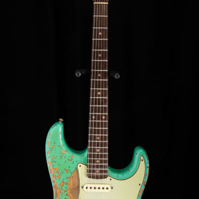 Fender Custom Shop 1960 Dual Mag II Stratocaster Super Heavy Relic Aged Seafoam Green Limited Edition image 10