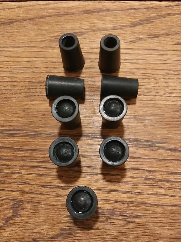 Floor tom leg Rubber feet 196070 fits 3/8" or 1/4" legs or Reverb