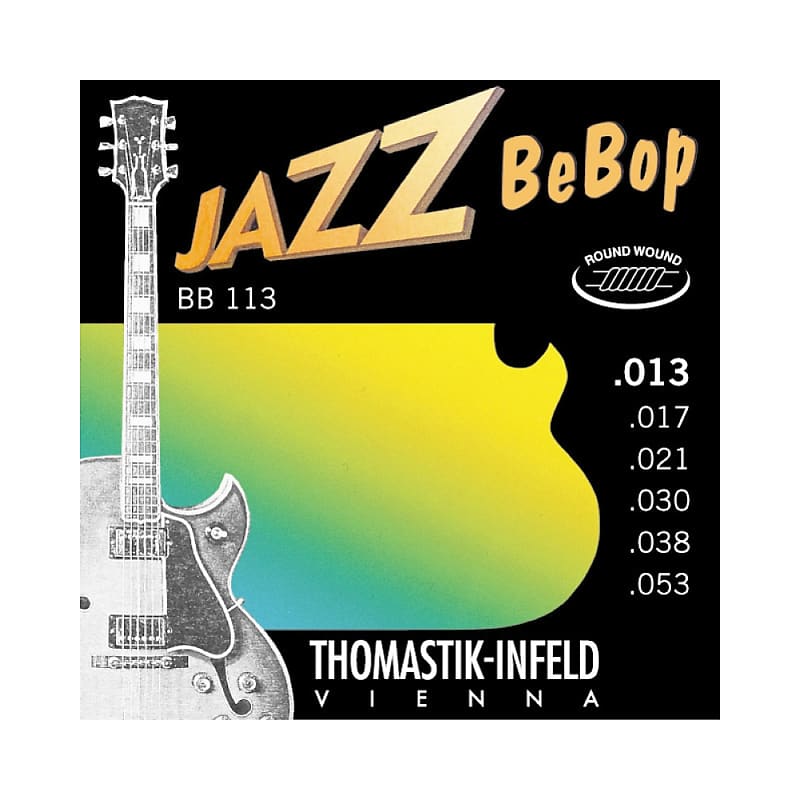 Thomastik-Infeld BB113 Jazz BeBop Nickel Round-Wound Guitar Strings - Medium Light (.13 - .53) image 1