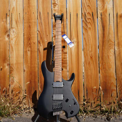 Ibanez QX52BKF Black Flat Headless 6-String Electric Guitar w/ Gig Bag (2023) image 2
