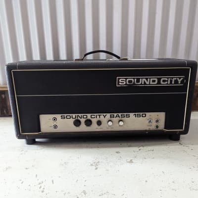 1970's Sound City Bass 150 Head | Reverb