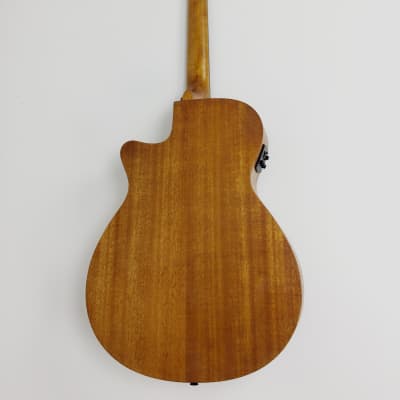 Caraya Safair 40 CEQ All Mahogany Thin-body Acoustic Guitar,Cutaway,EQ+Free  Bag