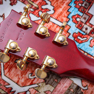 GIBSON USA Les Paul Standard Double Cutaway Plus "Trans Red + Rosewood" (2005) image 20
