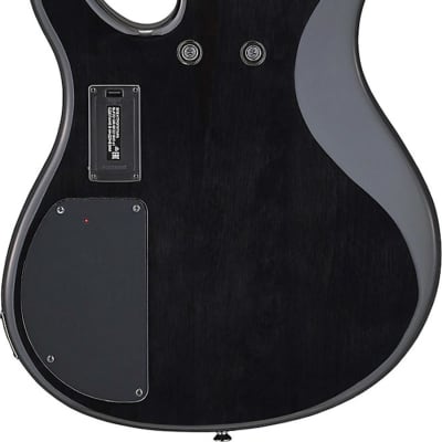 Yamaha TRBX604FM 4-String Bass Guitar, Flamed Maple, Translucent Black image 3