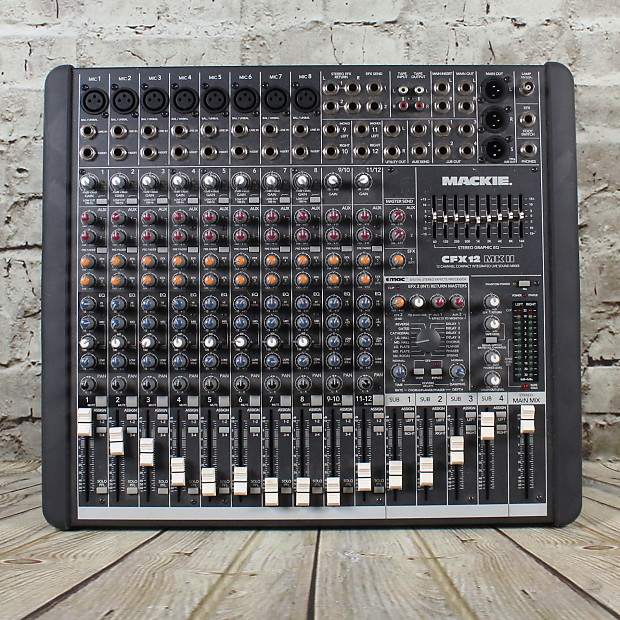 Mackie CFX12 MKII 12-Channel Compact Integrated Live Sound Reinforcement Mixer image 1