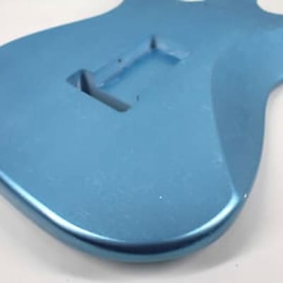 MJT Stratocaster body VTS 2023 - Ice Blue Metallic (nitrocellulose) light relic image 6