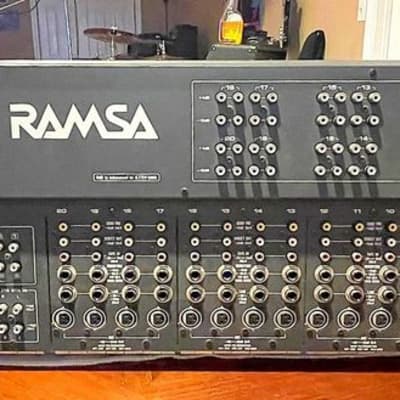 Ramsa WR-T820B Professional Vintage 20 Channel Multi-Track 8 Bus Recording Mixer Mixing Console image 2