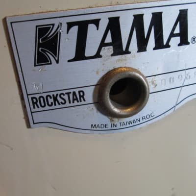Tama Rockstar 16x16" vintage floor tom Drum circa 1985/95 Off White image 2