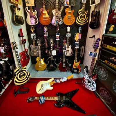 Epiphone Flying V 2 black Zebra PUs black hockey headstock RARE 1982 - 1986 - schwarz image 16
