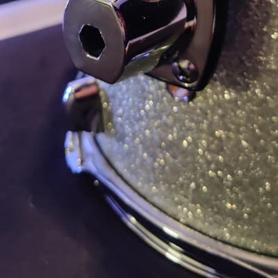 Yamaha 12x10 Absolute Maple Custom Tom Drum 2000 - Silver Sparkle lacquer image 5