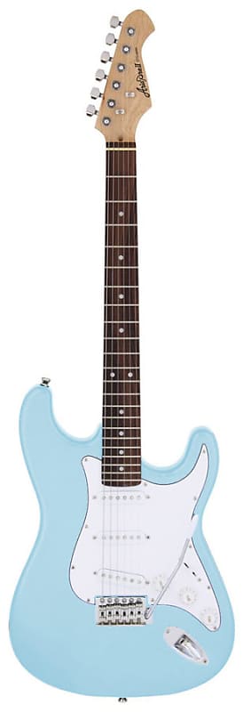 Aria STG 003 SNBL STG Series Basswood Body Bolt On Maple Neck 6 String Electric Guitar Reverb
