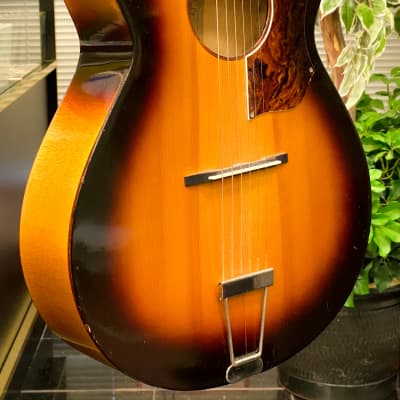 Framus 5 1/50 Vintage 1966 Flattop Jazz/Blues Parlor Acoustic Guitar - Made in Germany image 2
