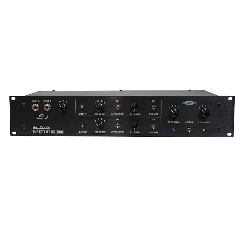 de Lisle AmpSpeaker Selector 8×8 Stereo Deluxe Amplifier Reverb