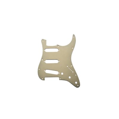 Fender 11-Hole Modern 1-Ply Anodized Stratocaster S/S/S Pickguard, Gold image 3