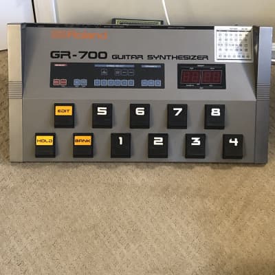 Roland GR-707 Synth Guitar w/matching GR-700 Module. 1985 - Black image 7