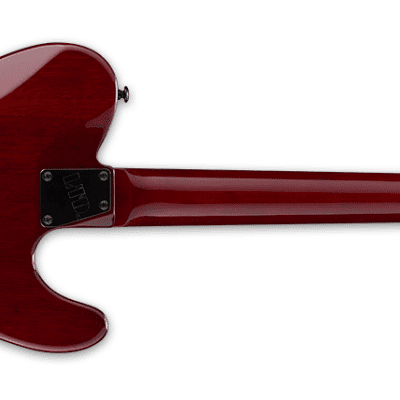 ESP LTD TE-200 LH See Thru Black Cherry Left-Handed Electric Guitar + ESP TKL Gig Bag TE 200 TE200 image 3
