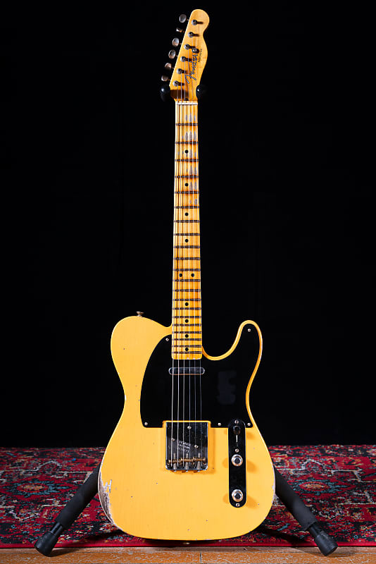 Fender Custom Shop '52 Telecaster Relic 2023 - Aged Nocaster Blonde image 1