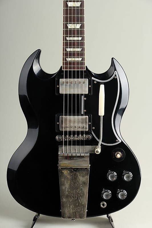 Gibson Custom Shop Japan Limited 1964 SG Standard Reissue w/Maestro Vibrola  Ebony VOS 2020