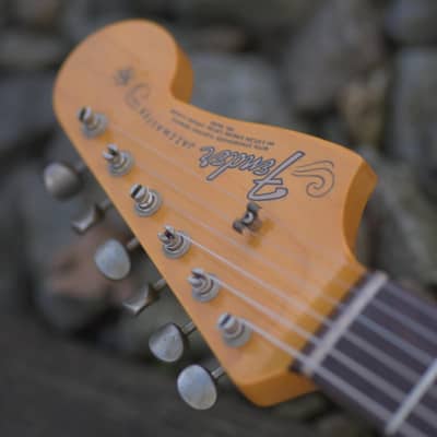 Fender Custom Shop '66 Jazzmaster Journeyman Relic - Charcoal frost Metallic Over Chocolate 3-Tone Sunburst image 2
