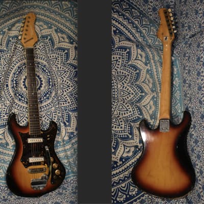 Silvertone 319. 14109 1960s - Sunburst image 2