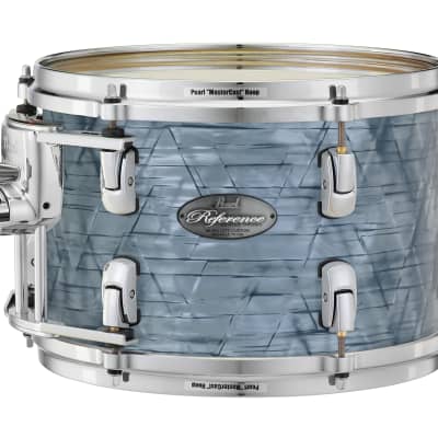 Pearl Music City Custom 22"x14" Reference Series Bass Drum w/o BB3 Mount MOLTEN SILVER PEARL RF2214BX/C451 image 1