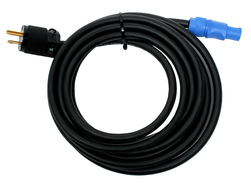 Elite Core Audio PC12-AM-15 Neutrik PowerCon to Edison Male Power Cable 15' 12 Gauge image 1