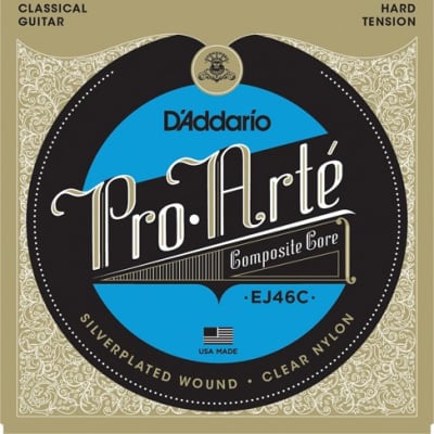 D'Addario EJ46C Pro Arte Composite Hard Tension Nylon Guitar Strings(New)