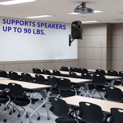 LyxPro Wall Mount Speaker Bracket for Professional Audio PA Speaker Holder Set of 2 Pair Heavy Duty image 13