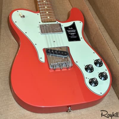 Fender Vintera '70s Telecaster® Custom MIM Electric Guitar Fiesta Red image 6