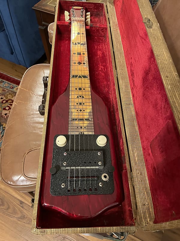 Supro Lap Steel 1956 Red MOTS Reverb