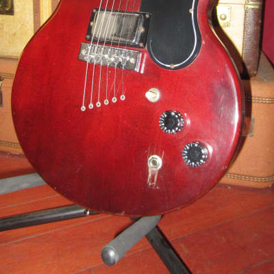 ~1975 Gibson L6-S Wine Red w Hard Case for sale