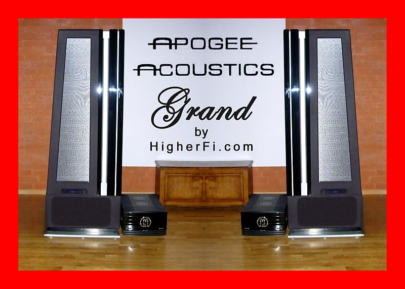 Apogee Acoustics Grand and/or Full Range Speakers  			
