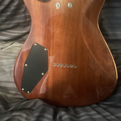 Clean & amazing 7 String Guitar Teton R1660ZI-7 2020 - Natural walnut image 5