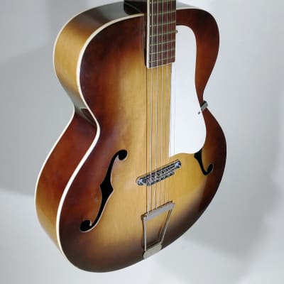 Silvertone N-7 Vintage Archtop Acoustic Guitar 1960s image 2