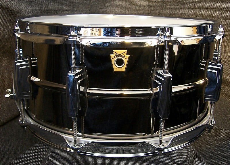 Ludwig USA Black Beauty 6.5x14 Black Nickel over Brass Snare Drum LB417