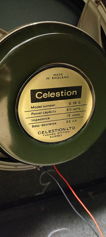 Celestion g18c best sale