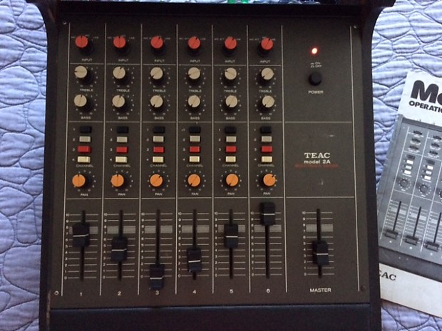 TEAC Model 2A studio mixer with MB20 VU meter bridge | Reverb TEAC Model 2A studio mixer with MB20 VU meter bridge | Reverb