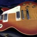RARE! 1973 Gibson Les Paul Deluxe - Washed Cherry Sunburst - From Our Vault! Original Case - Flame !