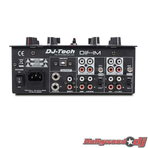 DJ Tech DIF-1M 2 Channel Scratch DJ Mixer with MIDI Control