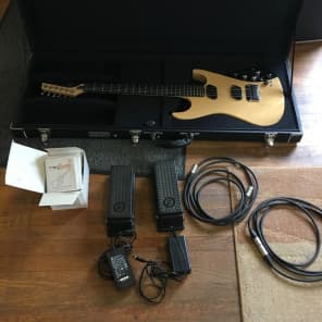 Moog E1 Electric Guitar Blond with extra Footpedal and 18 sets of Moog guitar strings (.011) image 2