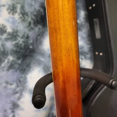 2017 Eastman T58/V-AMB Bigsby Archtop Antique Amber Varnish Finish TV Jones Pickups Pro Setup Original Eastman Hard Shell Case and COA image 11