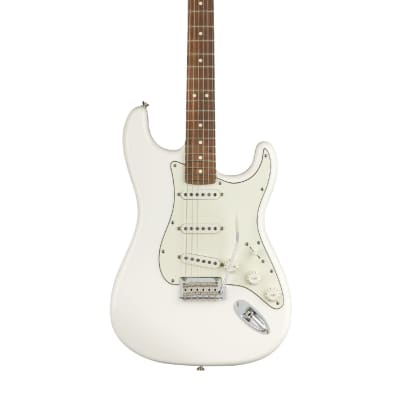 Used Fender Player Stratocaster - Polar White w/ Pau Ferro FB image 4
